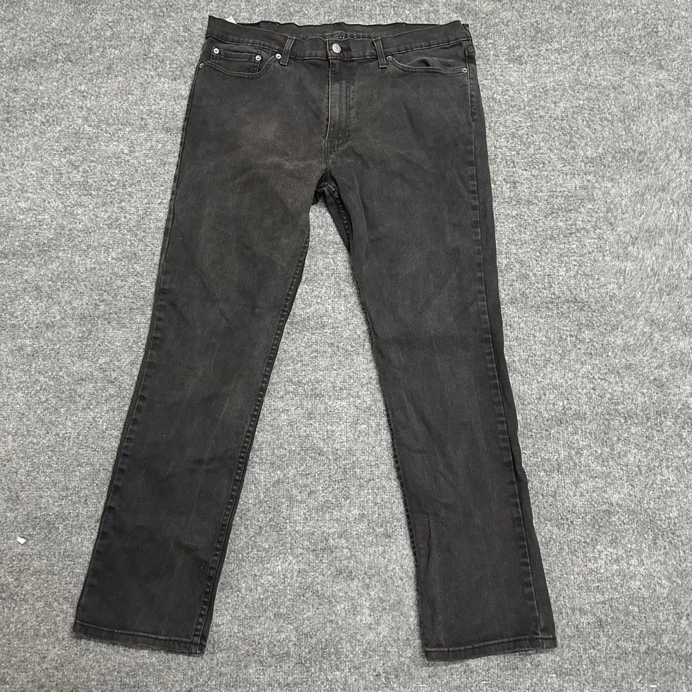 Levi's Jeans Mens Size 38 Black 511 Slim Fit Faded Denim Casual Pants 04511-1907